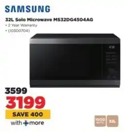 HiFi Corp SAMSUNG Solo Microwave MS32DG4504AG offer