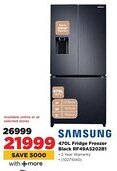 HiFi Corp SAMSUNG Fridge Freezer Black RF49A5202B1 offer