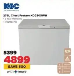 HiFi Corp KIC Chest Freezer KCG305WH offer