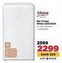 HiFi Corp Univa Bar Fridge White USD120W offer