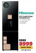 HiFi Corp Hisense Combi Fridge H450BMIB-WD offer