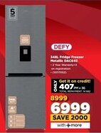 HiFi Corp DEFY Fridge Freezer Metallic DAC645 offer
