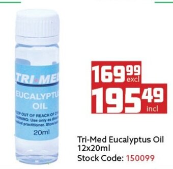 Africa Cash and Carry Tri-med Eucalyptus Oil 12x20ml offer