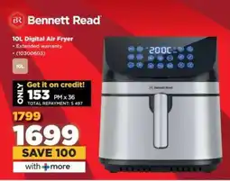 HiFi Corp Bennett Read 10L Digital Air Fryer offer
