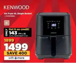 HiFi Corp KENWOOD Air Fryer 6L Single Basket offer