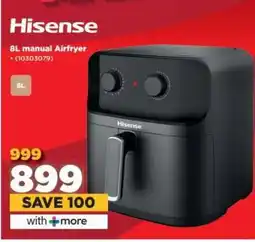 HiFi Corp Hisense 8L manual Airfryer offer