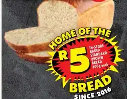 Shoprite IN-STORE BAKED STANDARD BROWN BREAD offer