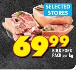 Shoprite BULK PORK PACK per kg offer
