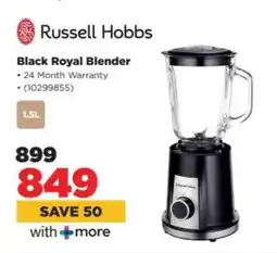 HiFi Corp Russell Hobbs Black Royal Blender offer