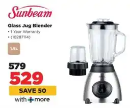 HiFi Corp Sunbeam Glass Jug Blender offer