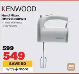 HiFi Corp Kenwood Hand Mixer HMP20.000WH offer