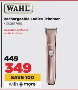 HiFi Corp WAHL Rechargeable Ladies Trimmer offer
