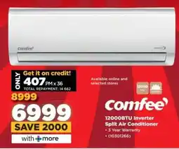 HiFi Corp Comfee 12000BTU Inverter Split Air Conditioner offer