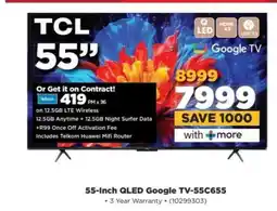 HiFi Corp 55-Inch QLED Google TV-55C655 offer