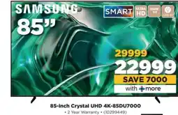HiFi Corp 85-inch Crystal UHD 4K-85DU7000 offer