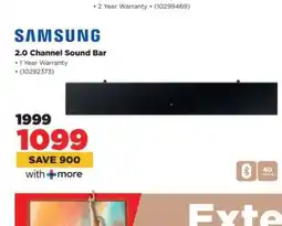 HiFi Corp Samsung 2.0 Channel Sound Bar offer