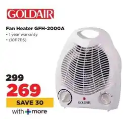 HiFi Corp Goldair Fan Heater GFH-2000A offer