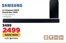 HiFi Corp Samsung 2.1 Channel 300W Sound Bar C450 offer