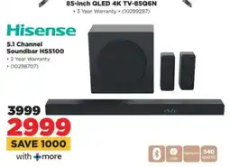 HiFi Corp Hisense 5.1 Channel Soundbar HS5100 offer
