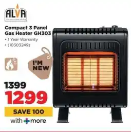 HiFi Corp Compact 3 Panel Gas Heater GH303 offer
