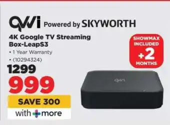 HiFi Corp 4K Google TV Streaming Box-LeapS3 offer