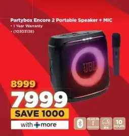 HiFi Corp Partybox Encore 2 Portable Speaker + MIC offer