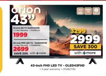 HiFi Corp 43-inch FHD LED TV - OLED43FHD offer