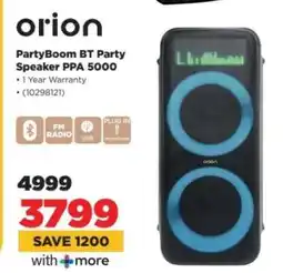 HiFi Corp PartyBoom BT Party Speaker PPA 5000 offer