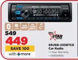 HiFi Corp SSUSB-230BTCE Car Radio offer