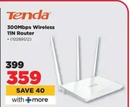 HiFi Corp Tenda 300Mbps Wireless 11N Router offer