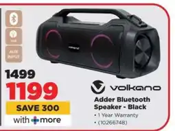 HiFi Corp Volkano Adder Bluetooth Speaker - Black offer