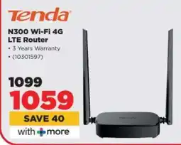 HiFi Corp Tenda N300 Wi-Fi 4G LTE Router offer