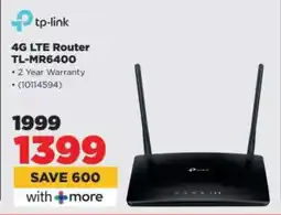 HiFi Corp 4G LTE Router TL-MR6400 offer