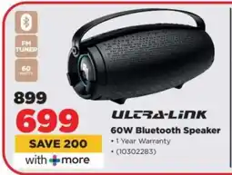 HiFi Corp ULTRA-LINK 60W Bluetooth Speaker offer