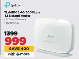 HiFi Corp TL-MR105 4G 300Mbps LTE stand router offer