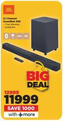 HiFi Corp 5.1 Channel Soundbar 500 offer
