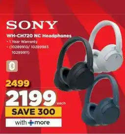 HiFi Corp Sony WH-CH720 NC Headphones offer