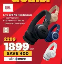 HiFi Corp JBL Live 670 NC Headphones offer