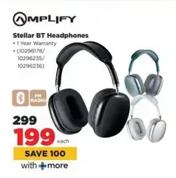 HiFi Corp Amplify Stellar BT Headphones offer