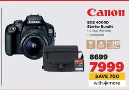 HiFi Corp Canon EOS 4000D Starter Bundle offer