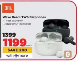 HiFi Corp JBL Wave Beam TWS Earphones offer