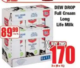 Boxer DEW DROP Full Cream Long Life Milk offer