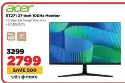 HiFi Corp Acer ET271 27-inch 100Hz Monitor offer
