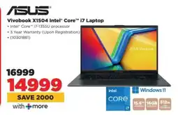 HiFi Corp ASUS Vivobook X1504 Intel Core i7 Laptop offer