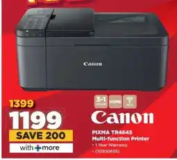 HiFi Corp Canon PIXMA TR4645 Multi-function Printer offer
