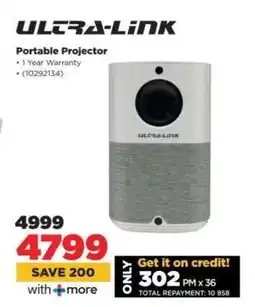 HiFi Corp Ultra-Link Portable Projector offer