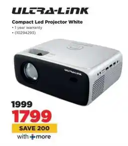 HiFi Corp Ultra-Link Compact Led Projector White offer