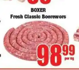 Boxer BOXER Fresh Classic Boerewors offer