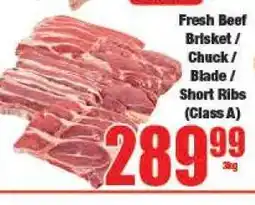 Boxer Fresh Beef Brisket / Chuck / Blade / Short Ribs (Class A) offer