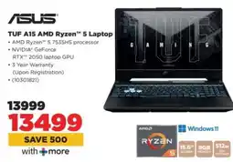 HiFi Corp TUF A15 AMD Ryzen 5 Laptop offer